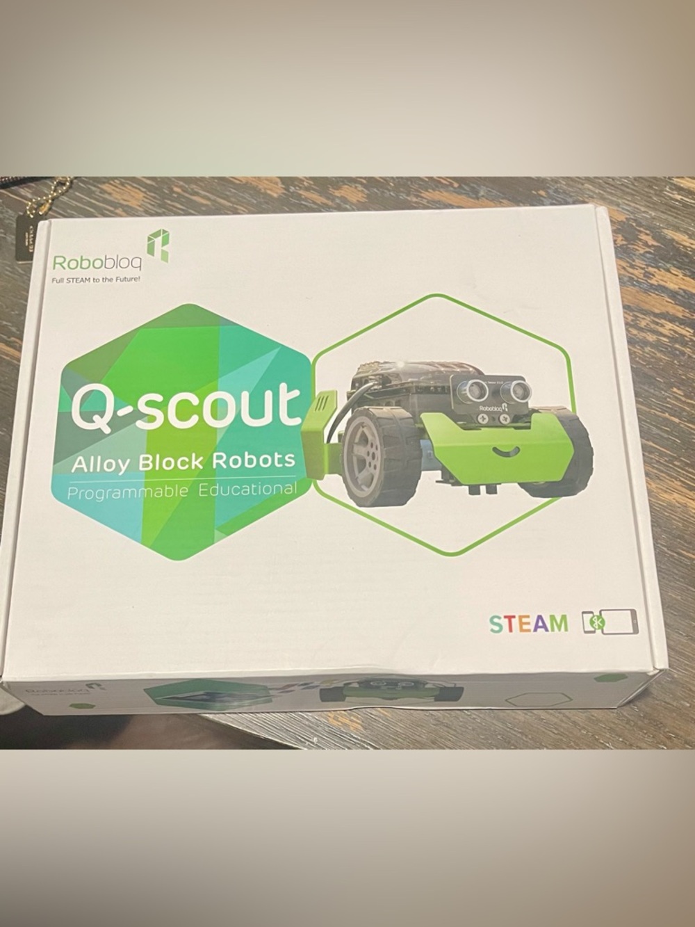 NEW Robobloq Q-Scout Programmable Educational STEAM Alloy Block Robot